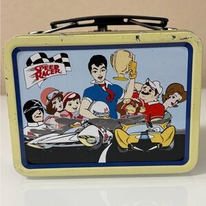 Vintage Speed Racer Metal Lunchbox Tin | Retro Anime Cartoon Collectible